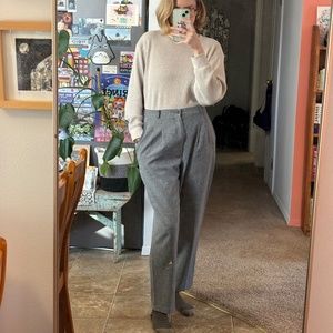Grey Tailored Trousers